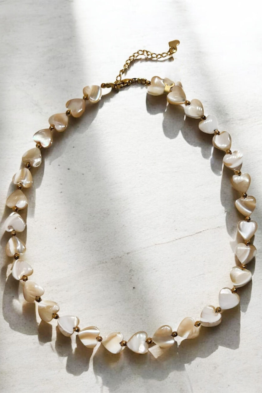Ifigenia Loukou Pearl Heart Necklace