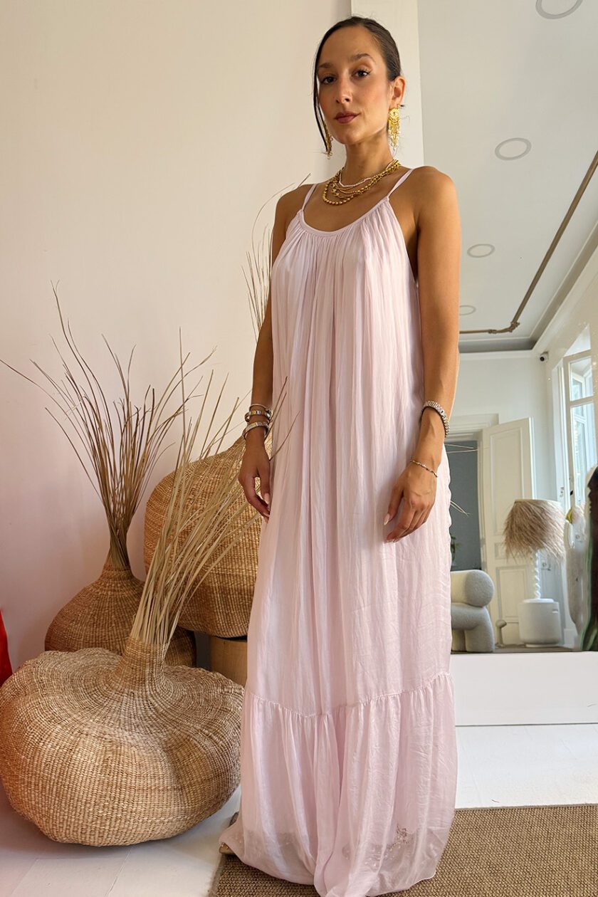 Pink Strapless Dress - Image 2