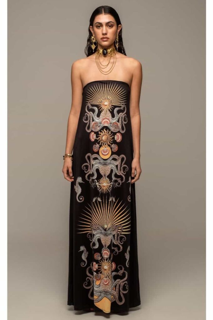 Peace&Chaos Abyss Strapless Dress