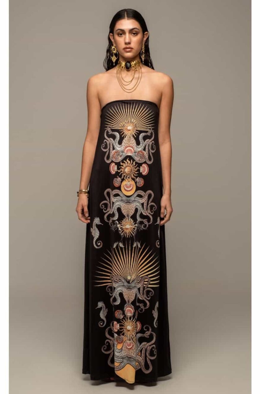 Peace&Chaos Abyss Strapless Dress