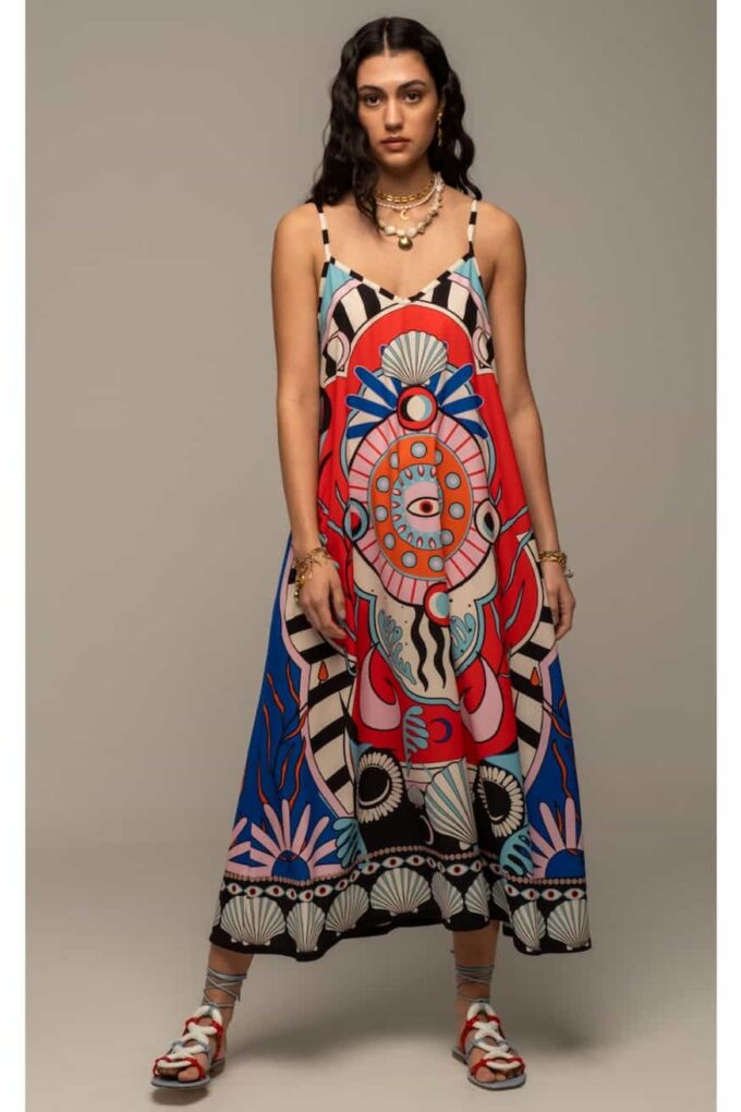 Peace&Chaos Surrealist Dress