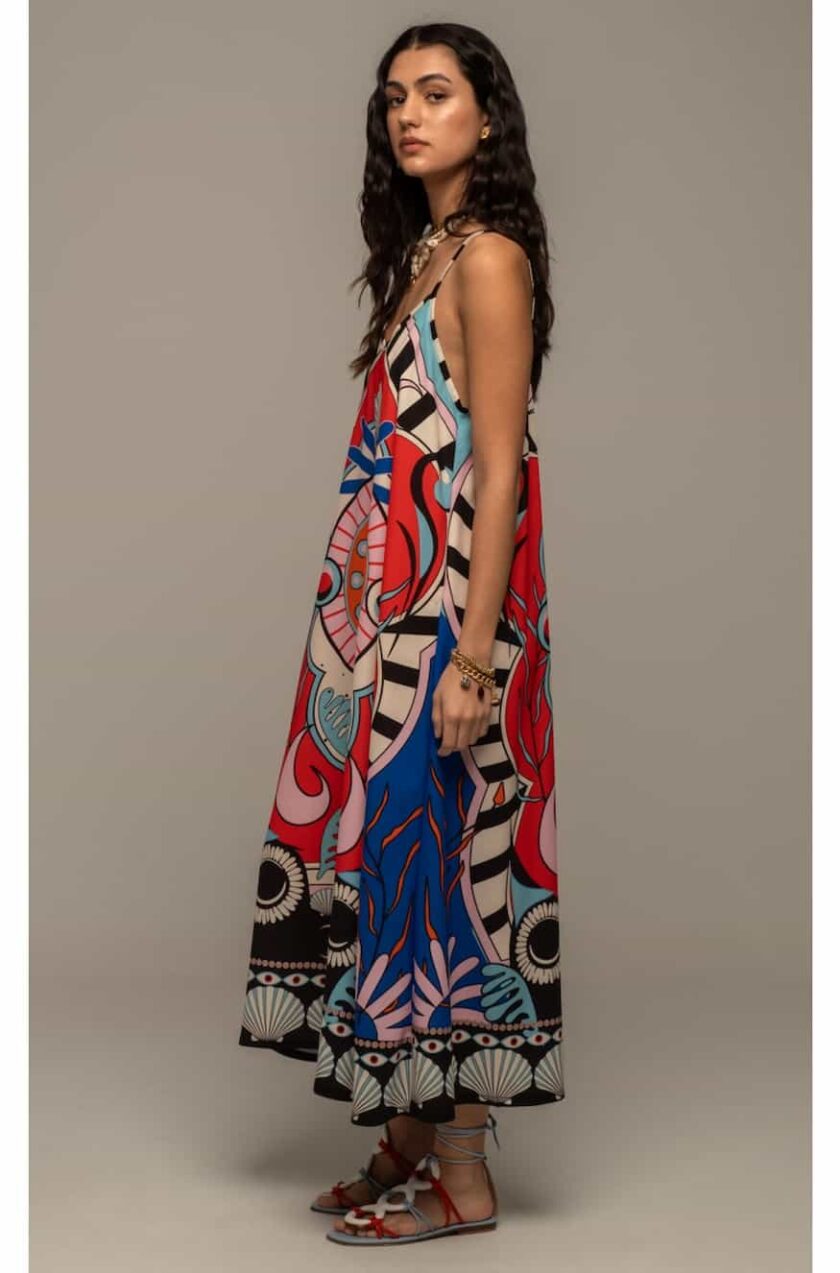 Peace&Chaos Surrealist Dress - Image 6