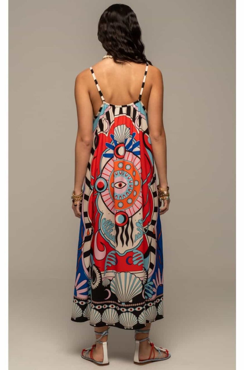 Peace&Chaos Surrealist Dress - Image 5