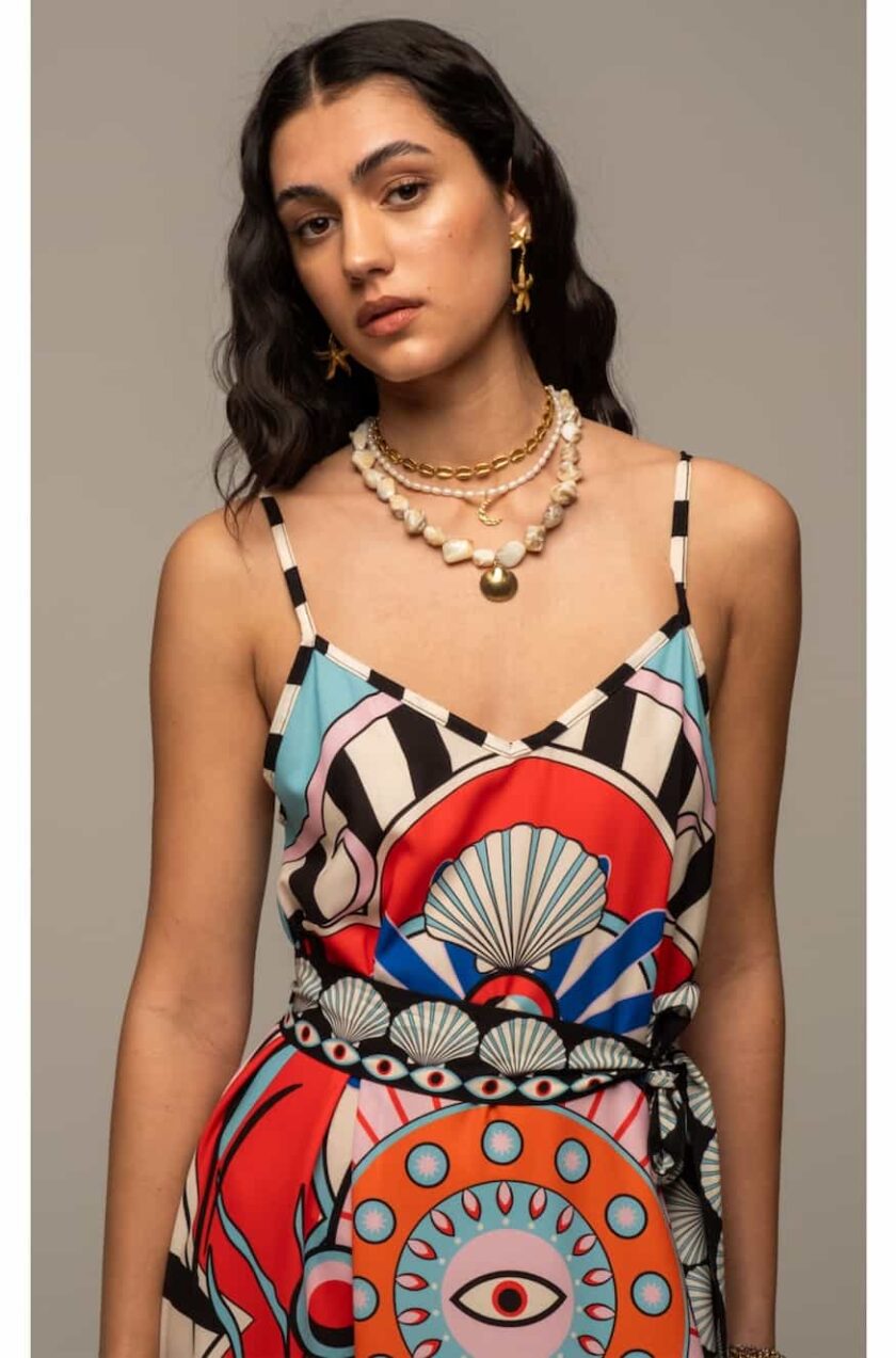 Peace&Chaos Surrealist Dress - Image 4