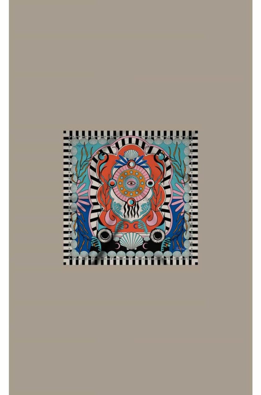 Peace&Chaos Surrealist Scarf